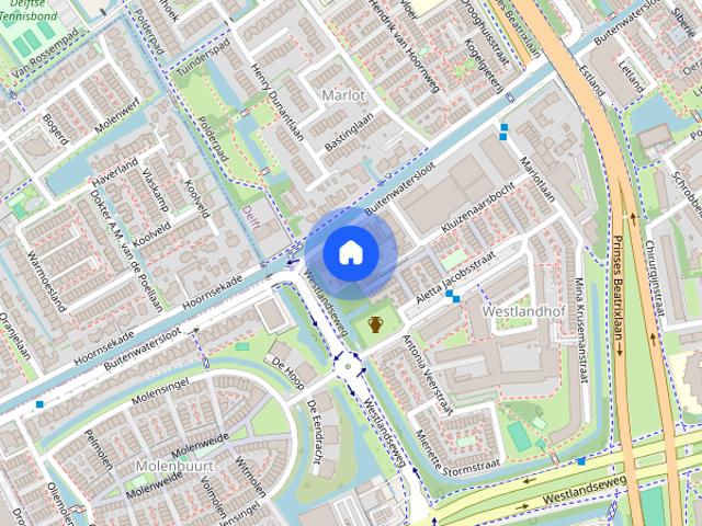 Huis te huur: Buitenwatersloot 343 A 2614 GS Delft