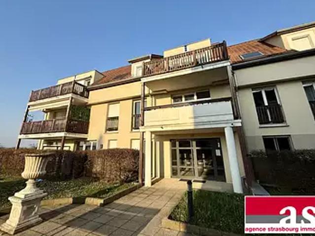 Hurtigheim 67117 Achat / Vente appartement 3 pièces t3 au dernier étage parking