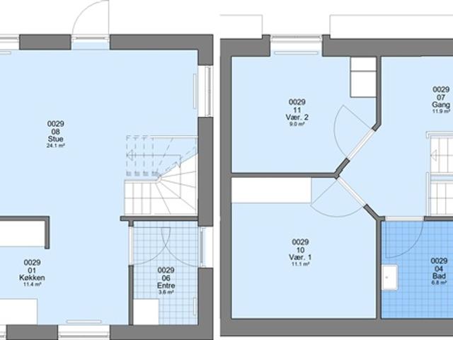 Hus/villa på Elmely i Karup J