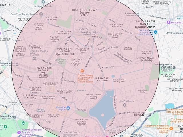 Hutchins Corner 2450 Sq.Yd. Plot in Hutchins Road Bangalore Listing ID: #9385