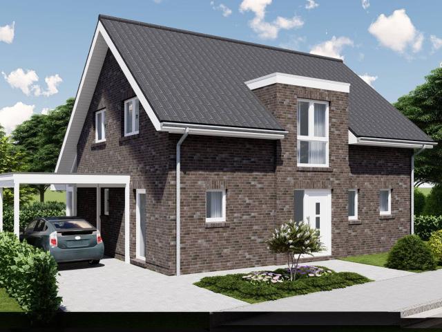 HVV Immobilien: Modernes Einfamilienhaus Stufe 40 in Achim Baden, Energieausweis A