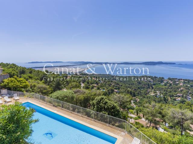 Hyères, SUPERBE VUE MER Résidence avec piscine 32m² Hyères