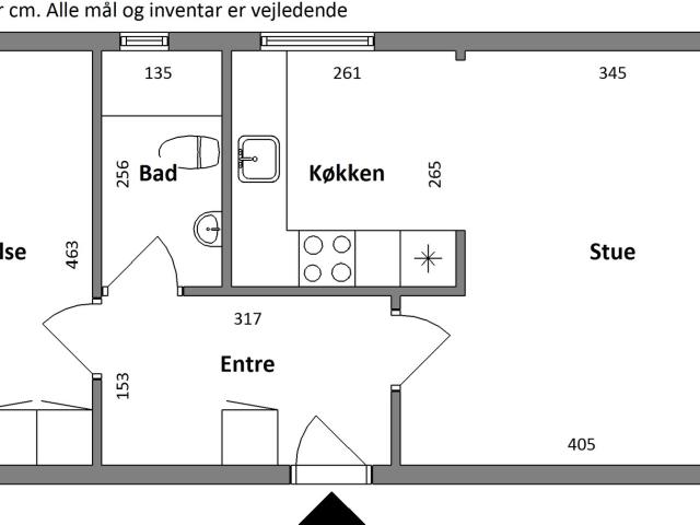 Hyggelig lejebolig i grønt område på Solbakken