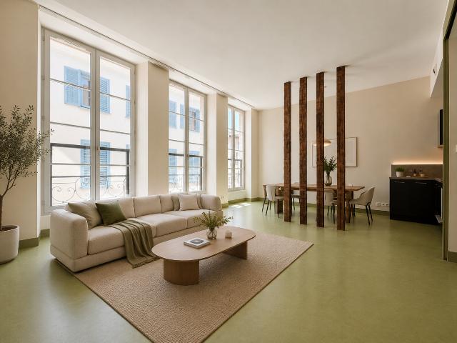 hyper centre appartement dans immeuble sécurisé au calme