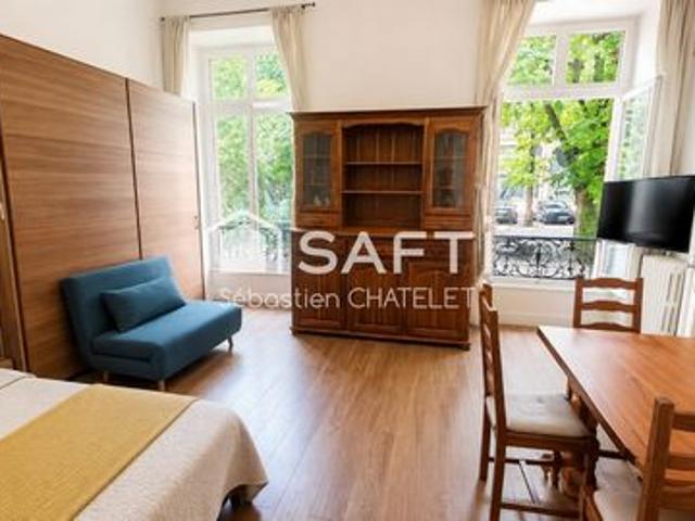 Hypercentre – Studio de caractère dans immeuble haussmannien du XIXe siècle