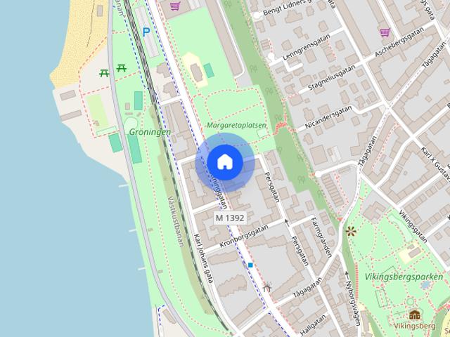 Hyreslägenhet, Margaretaplatsen 2, Helsingborg, Helsingborg Centrum, 4 rum och kök