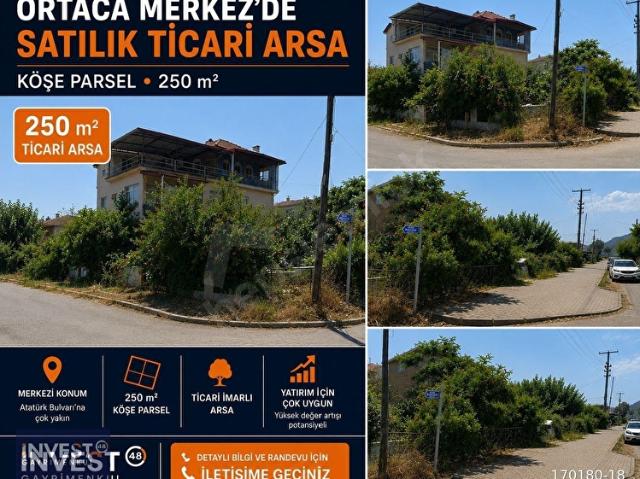 İNVEST 48 den MUĞLAORTACA Dalyan ana yola sıfırr ticari arsa