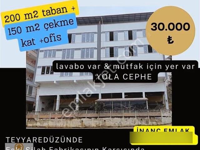 İnanç Emlaktan Teyyaredüzünde Kiralık Sıfır Dükkan
