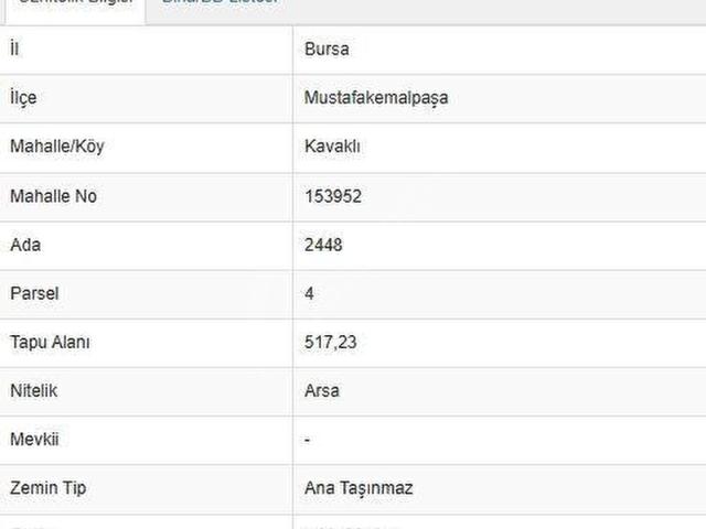 İNCEOĞLU'NDAN TATKAVAKLI'DA 517M2 SATILIK ARSA