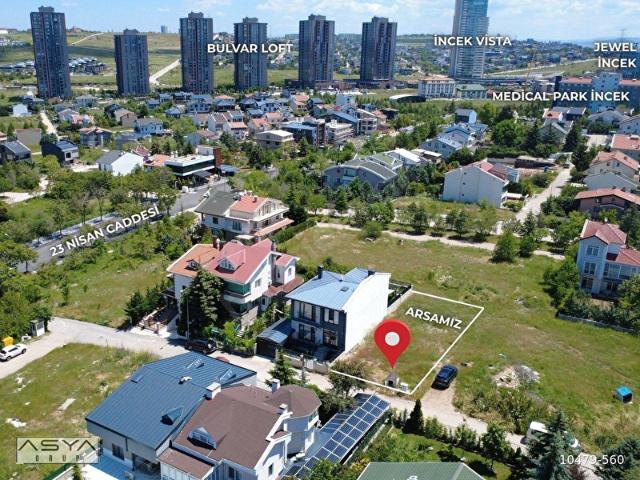 İNCEK TEK YAPI YÜKSEK KONUMDA VİLLA PARSELİ 345 M2GÜNEY CEPHE