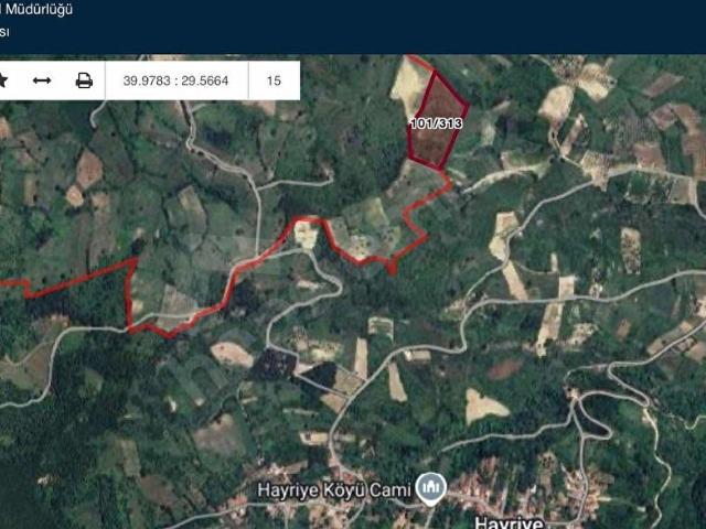 İnegöl Haytiyede Satılık 25 dönüm Yatırımlık Kıymetli Arazi