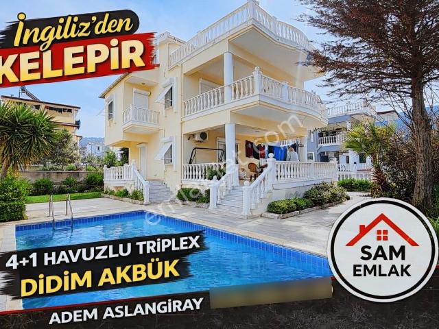 İngilizden Satılık 4+1 Trıplex Havuzlu Villa