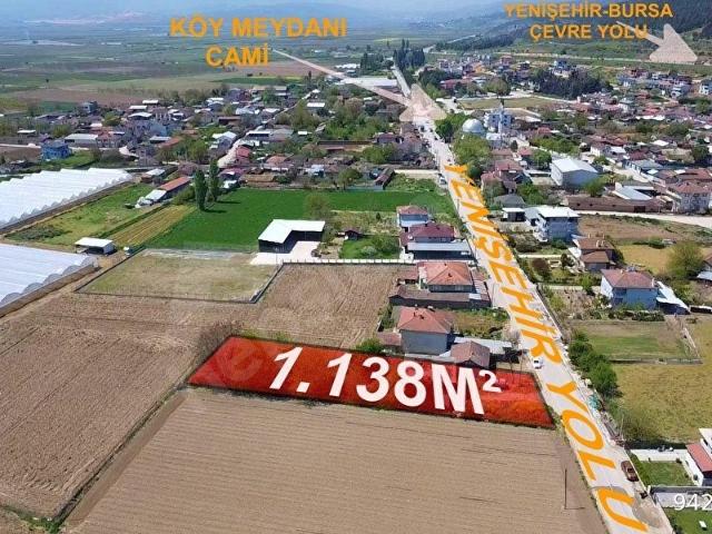 İDENOVAdan Yenişehirde Doğalgazlı & Altyapılı Ticari İmarlı Arsa