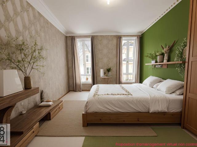 I Haussmannien 84 m² à rénover I 3,20 m HSP I Traversant I Centre