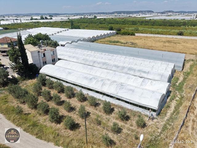 İKİ KATLI BETON EV VE SERASI İLE SATILIK BAHÇE NİTELİĞİNDE ARSA