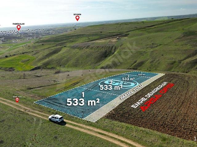 İSTANBUL'UN SON TOPRAKLARI SİLİVRİ DEĞİRMENKÖY'DE 533 m YERİNİZ HAZIR !