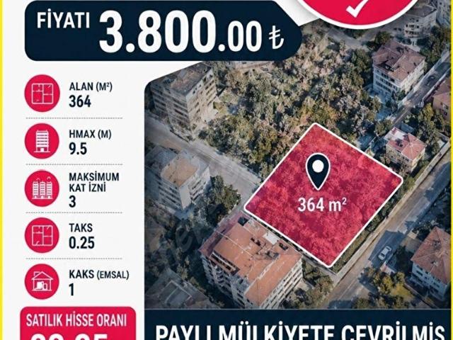 İSTANBUL ATAŞEHİR ESATPAŞA MAH.SATILIK HİSSELİ 39 M2 ARSA