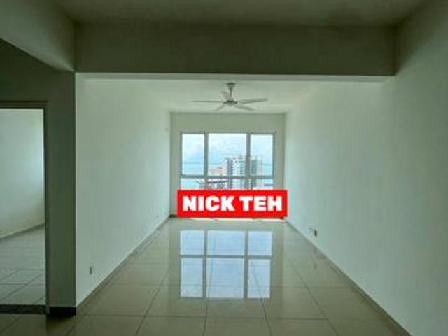 I Santorini High Floor Seaview Unit Tanjung Tokong Unfurnished Unit