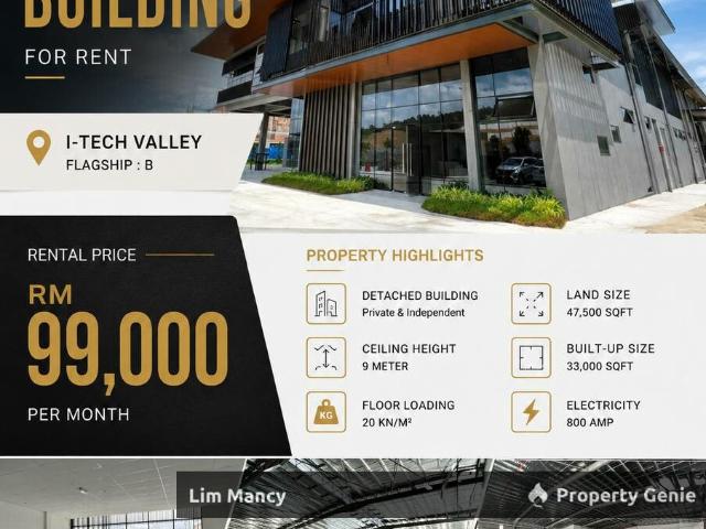 I Tech Valley Nusajaya Medium Industrial Factory