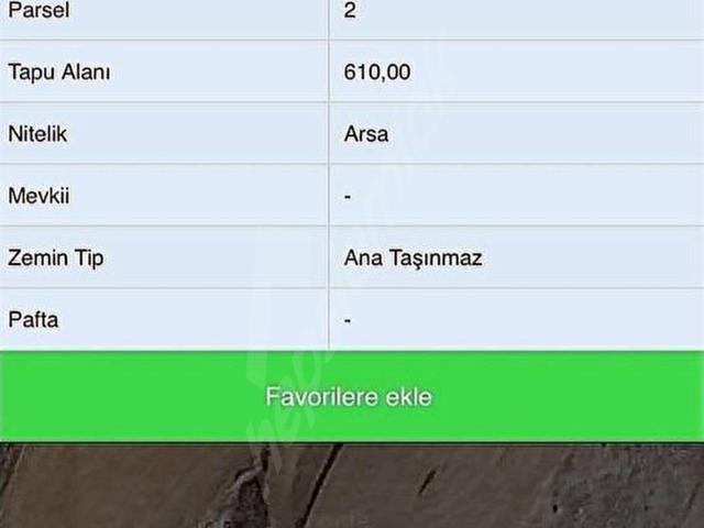 ÇİZGİ'DEN ELMADAĞ ÜÇEVLER'DE 610 M2 İMARLI ARSA TEK TAPU