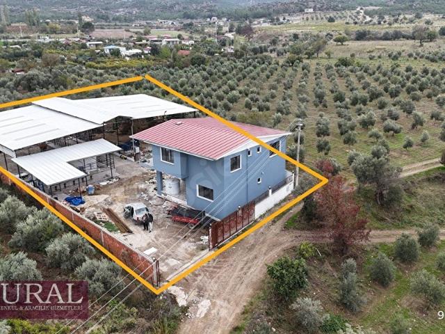 İZMİR MENDERES DEREKÖYDE 1300 M2 ARSA İÇİNDE 2 EVDAM ELEKTRİK SU SONDAJ ÇİFTLİK
