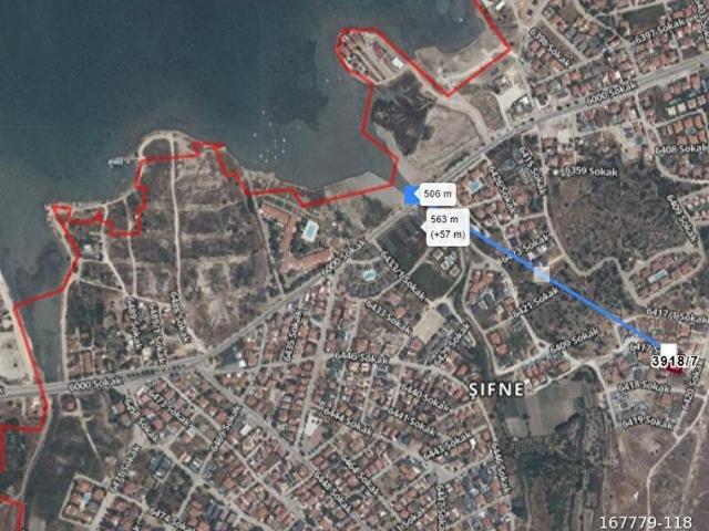 İZMİR ÇEŞME ŞİFNE FIRSAT 568 m VİLLA ARSASI