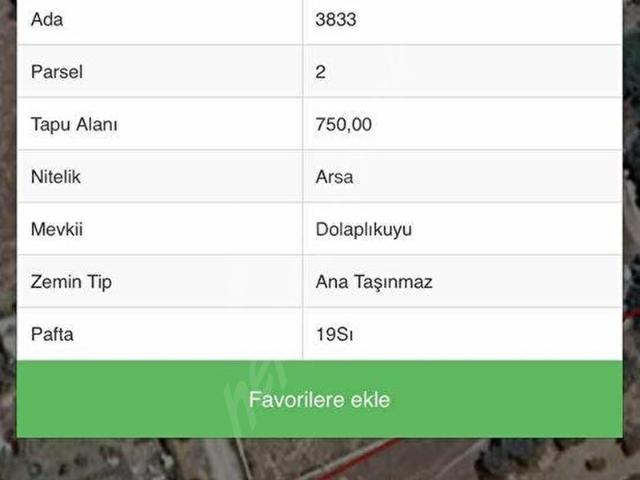 İZMİR ÇEŞME ILDIR DOLAPLIKUYUDA SATILIK TEK TAPU 750 m ARSA