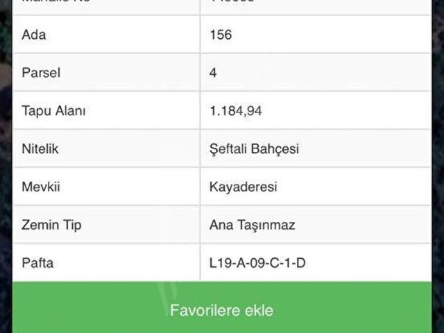 İZMİR KEMALPAŞA SİNANCILARDA 1.185 DÖNÜM SATILIK ŞETFALİ BAHÇESİ