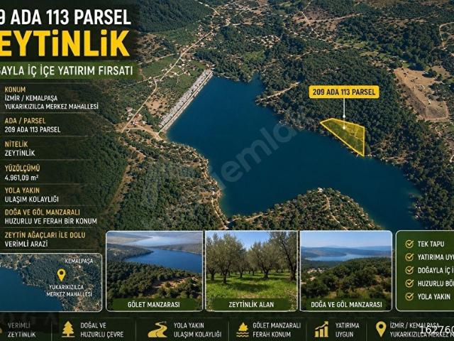 İzmir Kemalpaşa Yukarıkızılca'da 28.629 m 3 Tapulu Özel Portföy