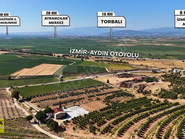İzmir Torbalı Ahmetli Mahallesi'nde Satılık 117 Dönüm Arazi