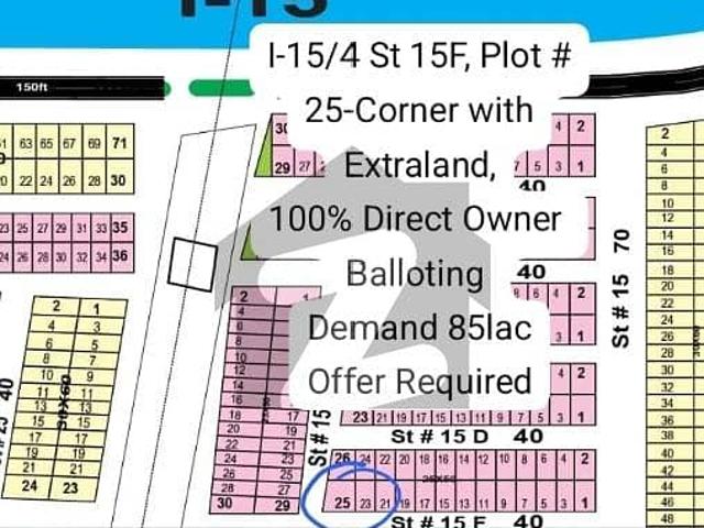 I 15 25x50 Direct Owner Plots For Sale