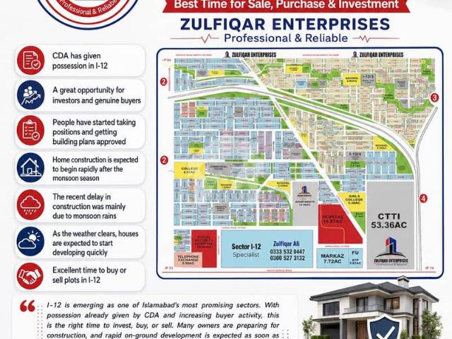 I 12 islamabad the right time to invest