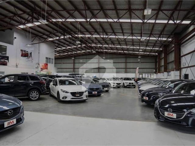 I 9 100*220 Car Dealership, Showroom 14000 Sqft Covered With Parking Available