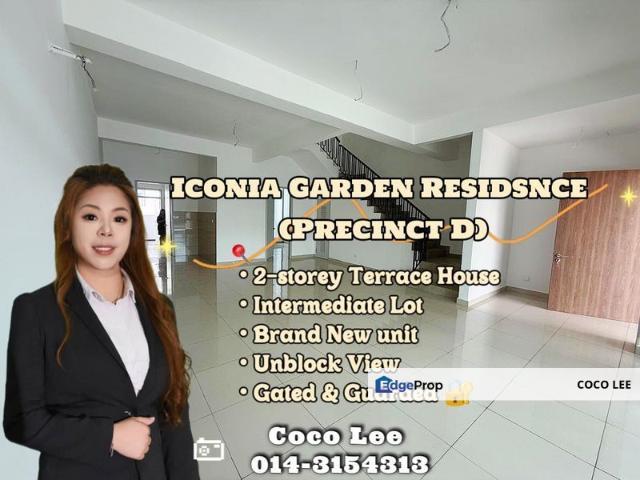 Iconia Garden Residence @ Intermediate Brand New 2 storey Terrace House