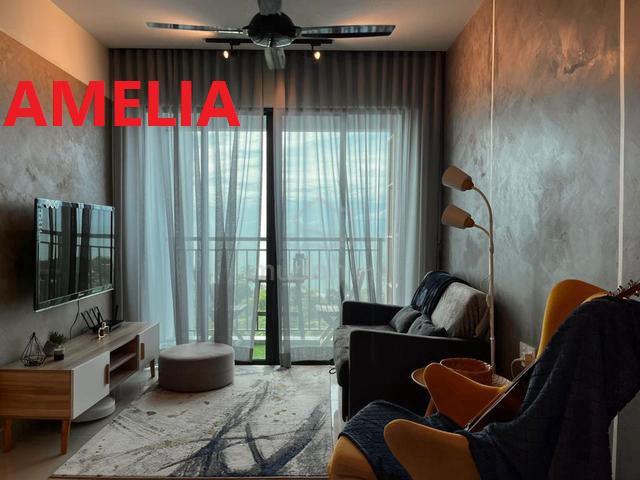 Iconic Vue Nice Seaview 2 car park Full furnished batu ferringhi
