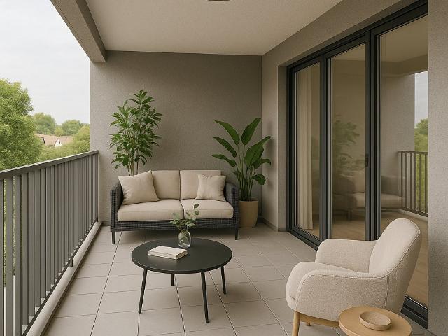 Idéal travailleurs frontaliers T3 avec terrasse 3 pièces, 63 m²