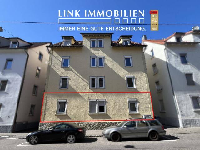 Ideal für Kapitalanleger: Gut vermietete 4 Zi. Wohnung im Zentrum von Oberesslingen!