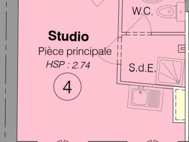 Idéal investisseur Studio vendu loué 16,64 m² quartier Faubourg Montmartre Métro Grands Boulevards