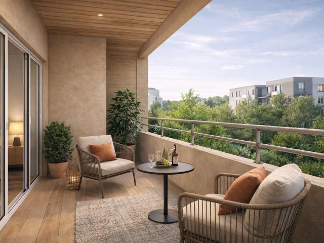Idéal premier achat: T2 neuf de 37 m² avec extérieur privatif 2 pièces, 38 m²