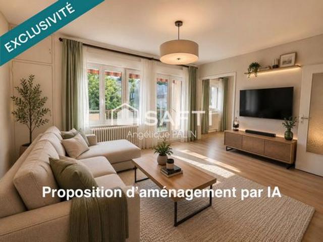Appartement lumineux avec balcon et garage