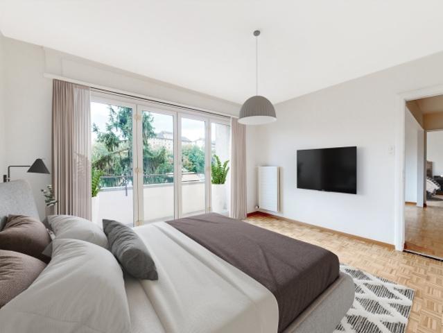 Idéalement situé dans un immeuble convivia l!