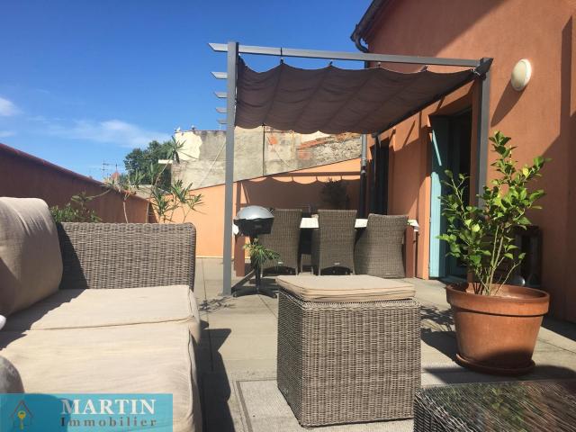 Idéalement situé en plein centre de Céret, magnifique duplex. 79m² Céret