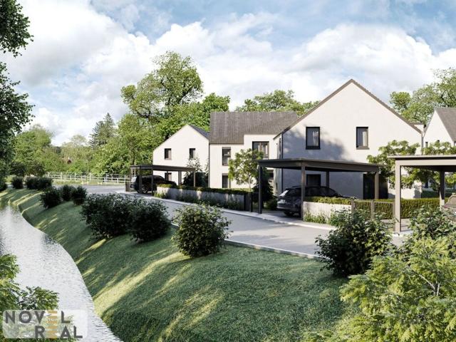 Idyllische Einfamilienhäuser mitten im Grünen