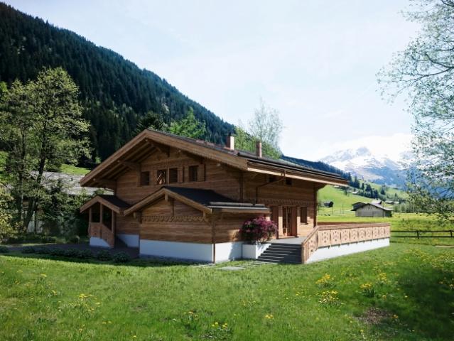 Idyllisches 5½ Zimmer Neubau Chalet mit Bergsicht