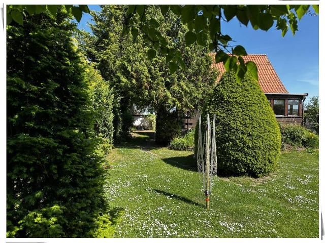 Idyllisches, großflächiges Grundstück mit charmantem kleinem Wohnhaus und beeindruckendem Baumbestand im östlichen S.