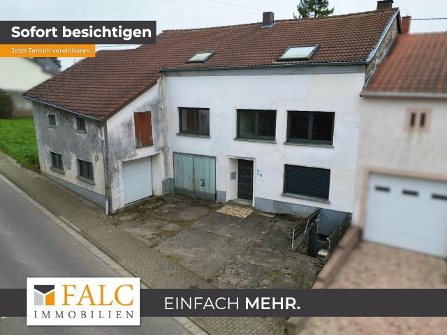 Idyllisches Landhaus mit Scheune, Garage & Brunnen Entwicklungspotenzial!