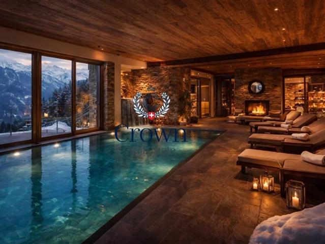 Ikonisches Grundstück in Crans Montana