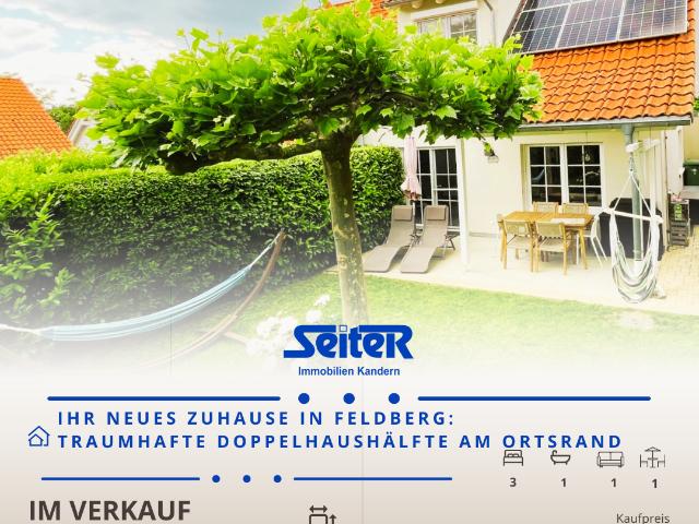 Ihr neues Zuhause in Müllheim Feldberg: Traumhafte Doppelhaushälfte direkt am Ortsrand