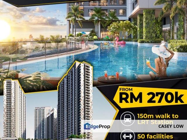Puchong IOI mall 270K walking distance to LRT Puchong Jaya