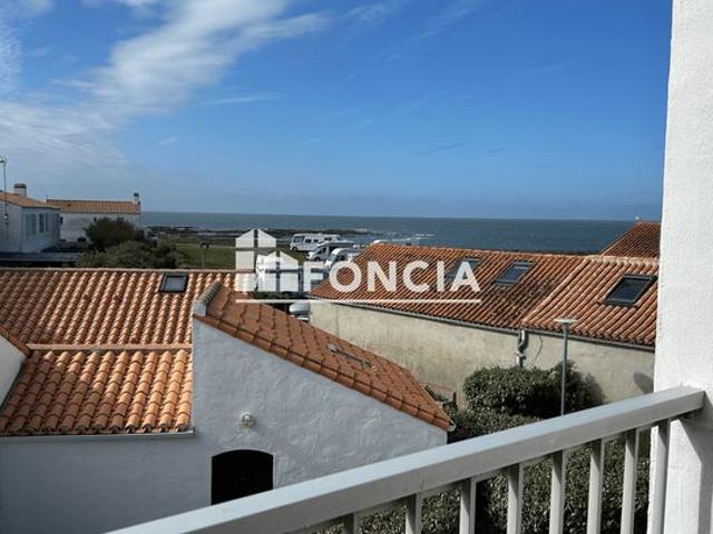 Ile de noirmoutier l herbaudiere appartement vue mer 1er etage